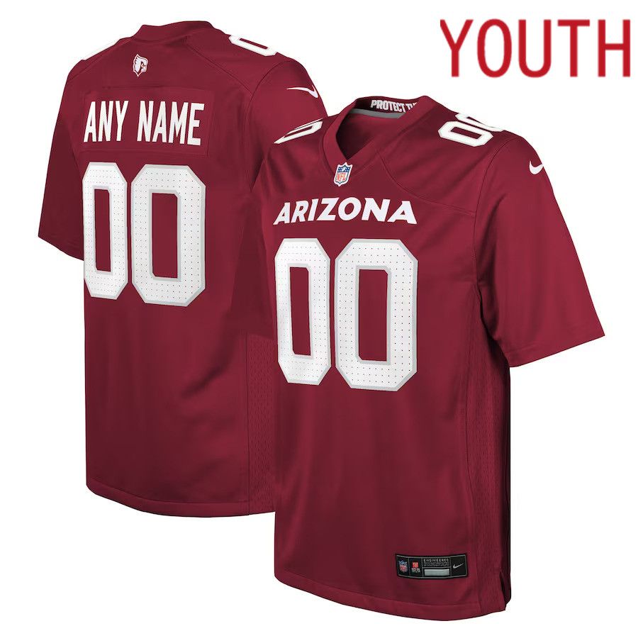 Youth Arizona Cardinals Nike Cardinal Custom Game NFL Jersey